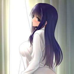 This is a pixiv picture whose title is 先輩と迎えた朝.