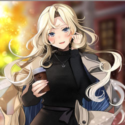 This is a pixiv picture whose title is 今日は風が強いわね…….