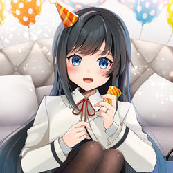 This is a pixiv picture whose title is 朝潮ちゃん.
