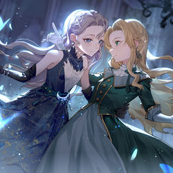 This is a pixiv picture whose title is 冰雪舞会.