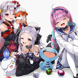 This is a pixiv picture whose title is 卍組！.