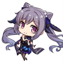This is a pixiv picture whose title is 新スキン刻晴ちゃん.