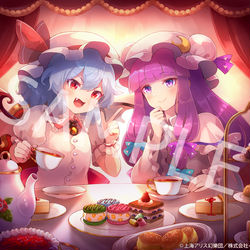 This is a pixiv picture whose title is お茶会.