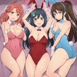 This is a pixiv picture whose title is バニーAZUNA.