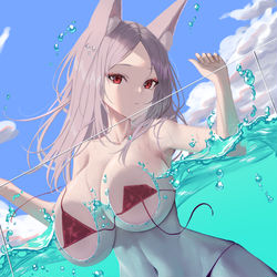 This is a pixiv picture whose title is OC.