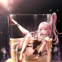 This is a pixiv picture whose title is whisky.