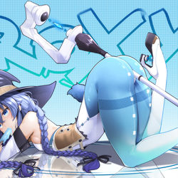 This is a pixiv picture whose title is Bunnygirl Roxy.
