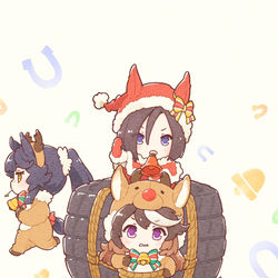 This is a pixiv picture whose title is トレーニングに励むルドルフ.