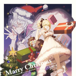 This is a pixiv picture whose title is 🎄🎄.