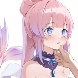This is a pixiv picture whose title is 心海ちゃん.