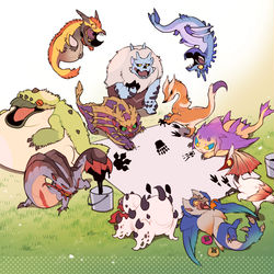 This is a pixiv picture whose title is モンハンまとめ3.