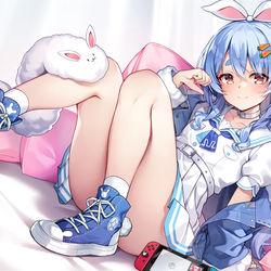This is a pixiv picture whose title is ぺこら新衣装！！.
