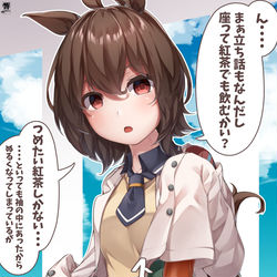 This is a pixiv picture whose title is タキオンの袖の中身.