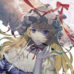 This is a pixiv picture whose title is 八雲紫.