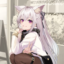 This is a pixiv picture whose title is 待ち合わせ.