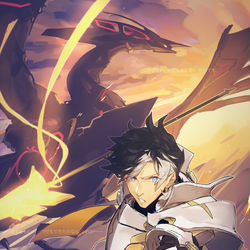 This is a pixiv picture whose title is ALBION.
