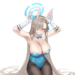 This is a pixiv picture whose title is バニーアスナ.