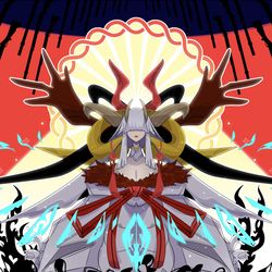 This is a pixiv picture whose title is 愛玩の獣、火輪の寿.