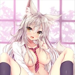 This is a pixiv picture whose title is キツネモフモフ７はるちゃん！.