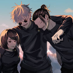 This is a pixiv picture whose title is 青い春.