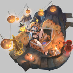 This is a pixiv picture whose title is クローバーシアター 仕事絵.