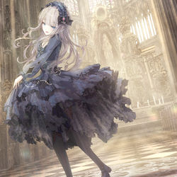 This is a pixiv picture whose title is 私だけの舞台.