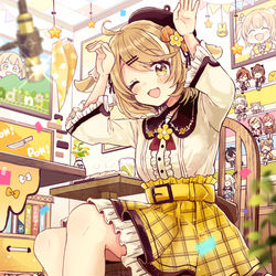 This is a pixiv picture whose title is 因幡はねるちゃん新衣装！.