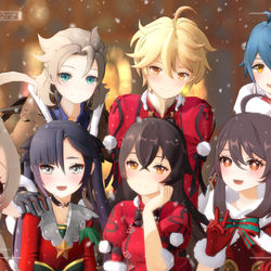 This is a pixiv picture whose title is Merry Christmas..