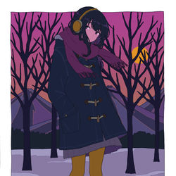 This is a pixiv picture whose title is 冬.