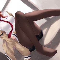 This is a pixiv picture whose title is 牧瀬紅莉栖.