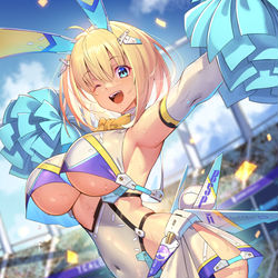 This is a pixiv picture whose title is チア.