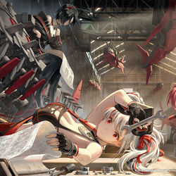 This is a pixiv picture whose title is 『アズールレーン』「遡望せし虹彩の塔」イベント開催イラスト.