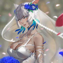 This is a pixiv picture whose title is マトーヤママ8——花嫁ママ.