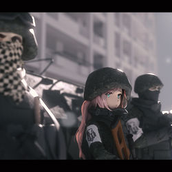This is a pixiv picture whose title is 登陆日.