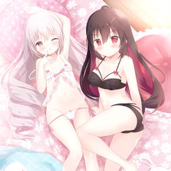 This is a pixiv picture whose title is Bronya&Seele [commission].