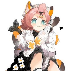 This is a pixiv picture whose title is 😼.
