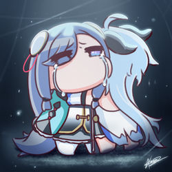This is a pixiv picture whose title is ❄️💧.
