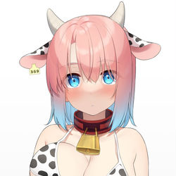 This is a pixiv picture whose title is 牛みるくちゃん.