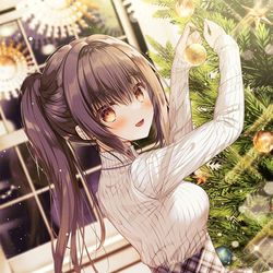 This is a pixiv picture whose title is クリスマス、楽しみだね♡.