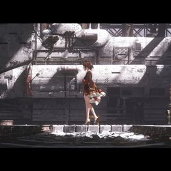 This is a pixiv picture whose title is 操車場.