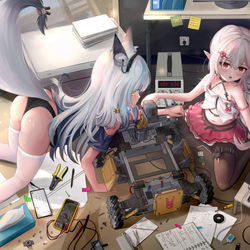 This is a pixiv picture whose title is 日常的实验室 - Daily Laboratory.
