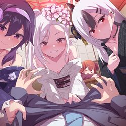This is a pixiv picture whose title is 便利屋新年会.