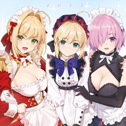 This is a pixiv picture whose title is 2022.