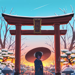 This is a pixiv picture whose title is 2022！.