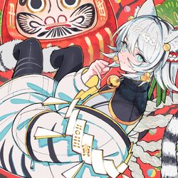 This is a pixiv picture whose title is 行く年来る年.
