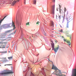 This is a pixiv picture whose title is あけましておめでとうございます🌸.