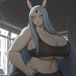 This is a pixiv picture whose title is Thicc Kaguya.