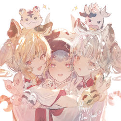 This is a pixiv picture whose title is Happy New Year.