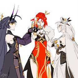 This is a pixiv picture whose title is may beauty be blessed new year.