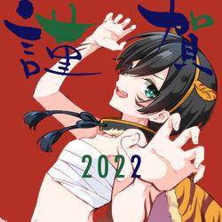 This is a pixiv picture whose title is あけおめです！.
